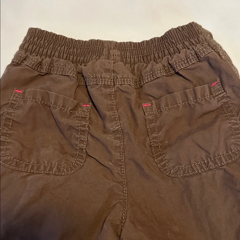 Old Navy Brown Kids Pants with Pink Accents